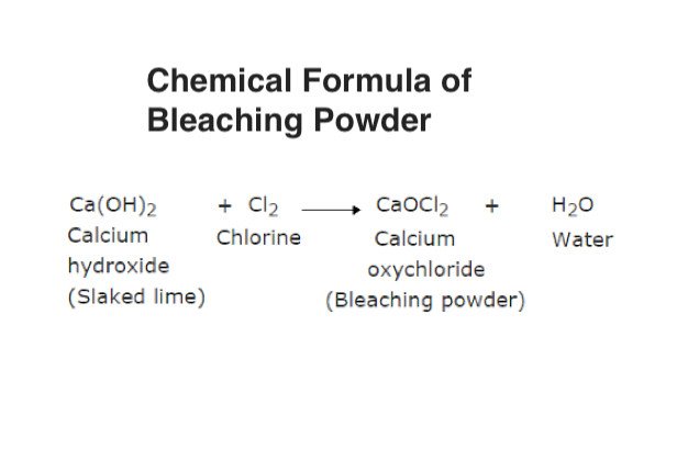 Chemical Formula Of Bleaching Powder Its Uses Winspire Magazine